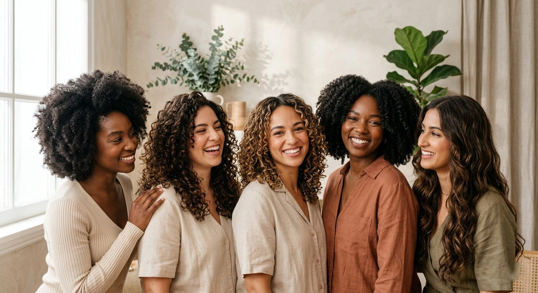 Curly hair types chart