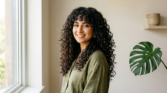 How to Create Faux Bangs Using Your Long Curls