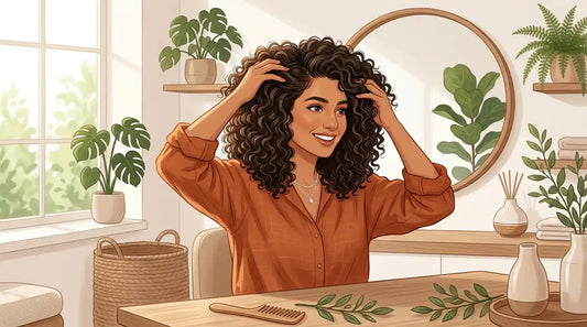 How to Hide Thinning Hairlines Using Curly Hair Volume