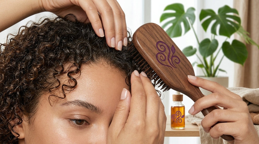 Forehead Cowlick in Curly Hair