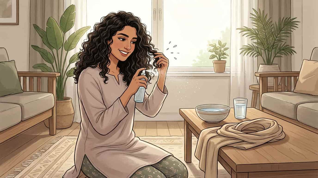 How to Refresh Curls After Wearing a Hijab All Day