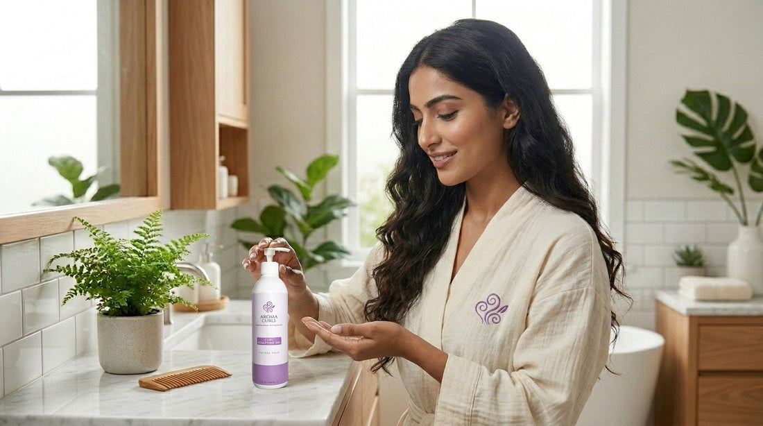 How to Use Aroma Curls Gel to Create a Sleek High Bun