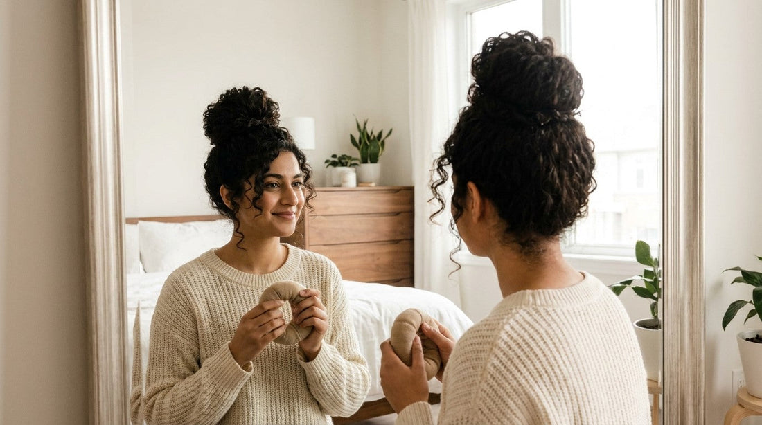 How to Use a Hair Donut for a Massive Curly Top-Knot