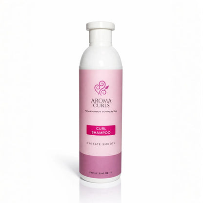 Aroma Curls Curl Shampoo product packaging