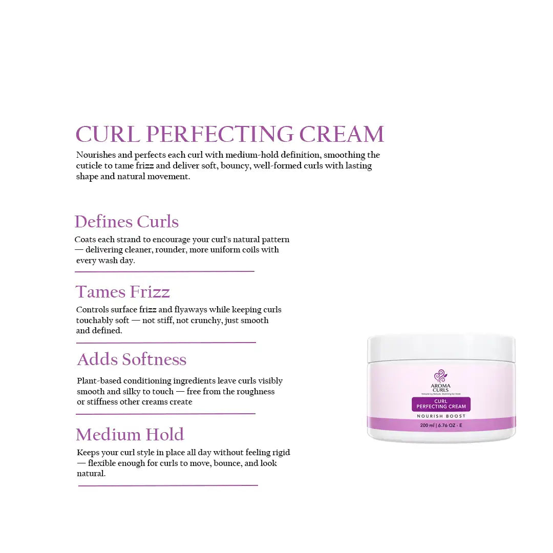 How to use Aroma Curls curl perfecting cream