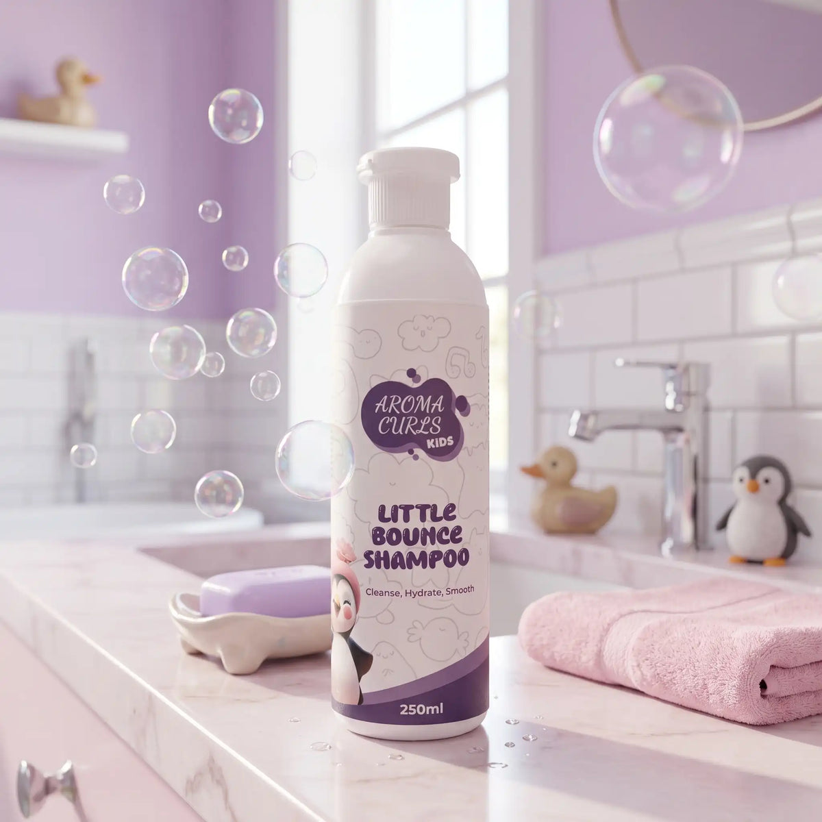 Kids shampoo ingredients - safe and gentle for children