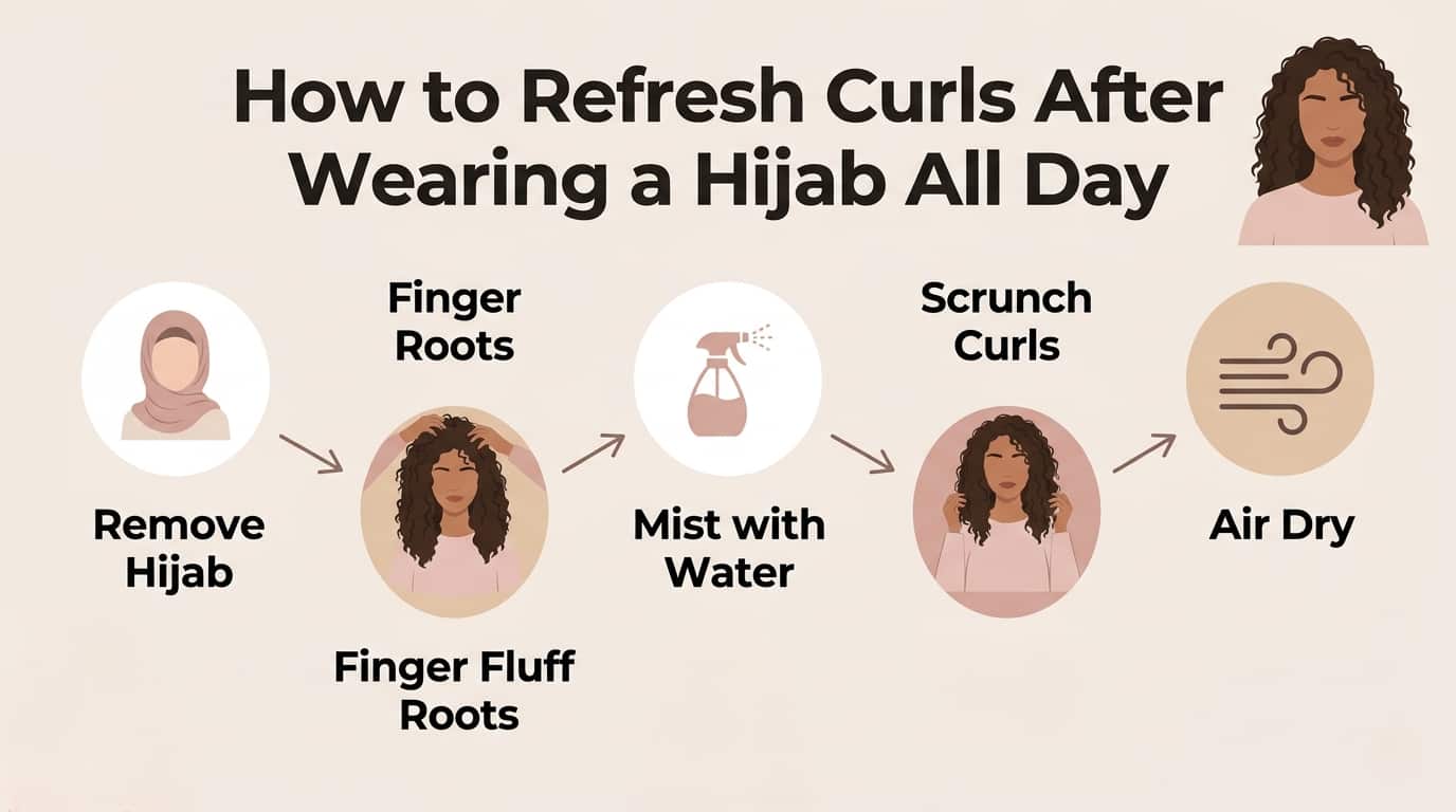 Why Do Curls Change Under a Hijab