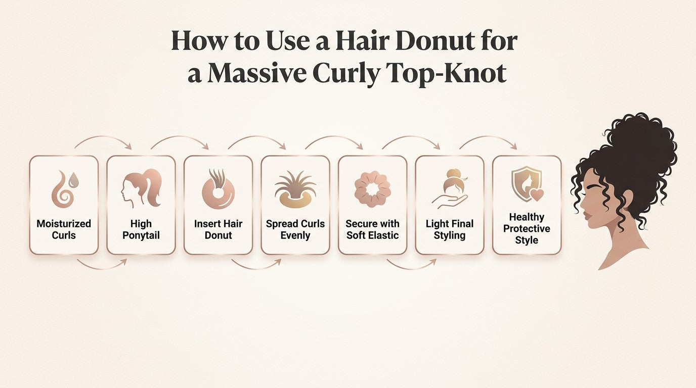 Step-by-Step Guide to Creating a Massive Curly Top-Knot