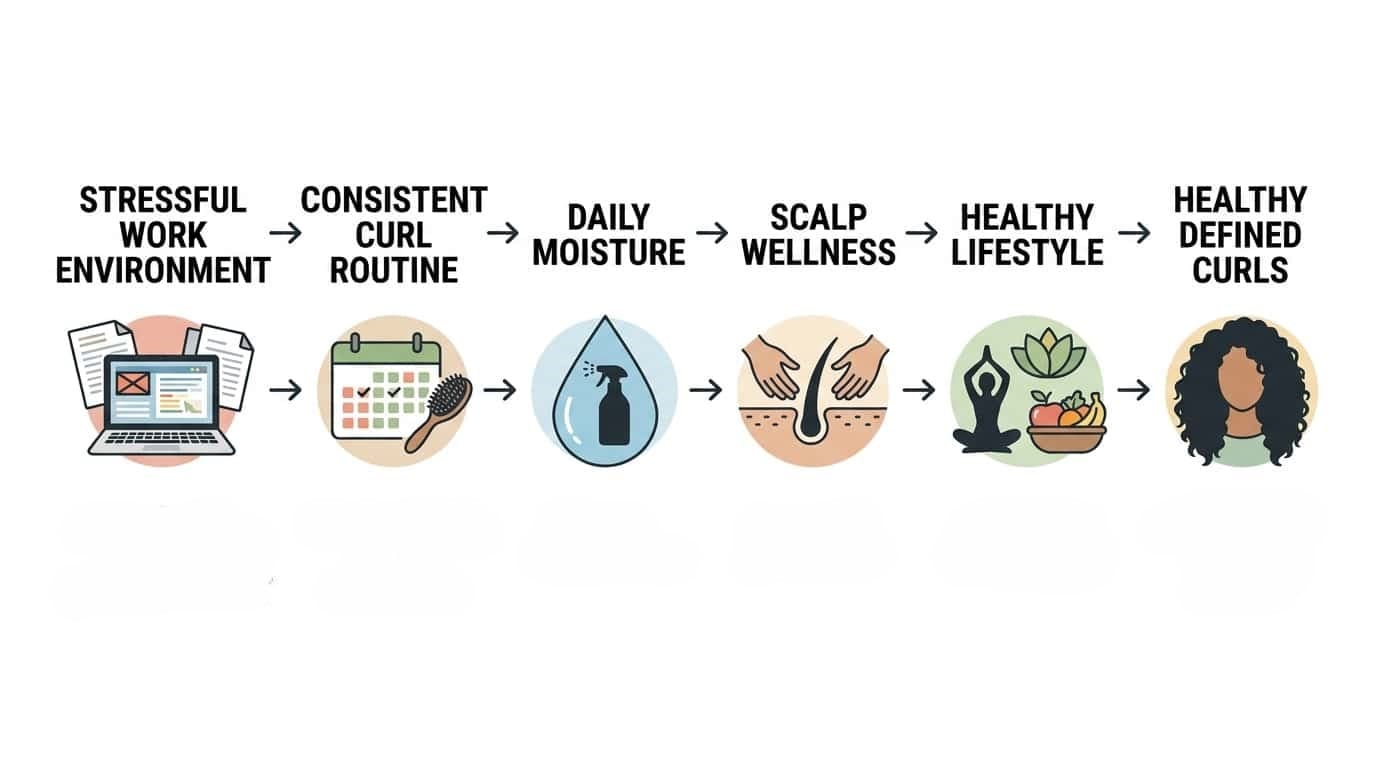 Daily Habits That Keep Curls Healthy During Busy Work Schedules