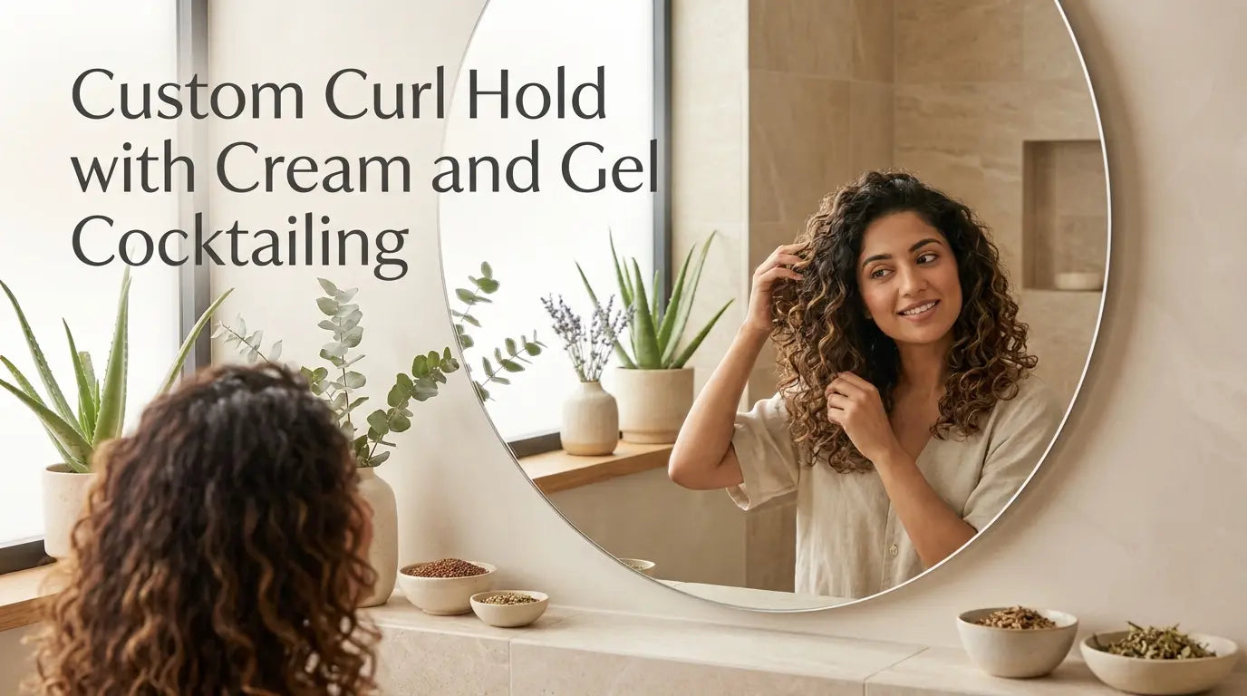 How to Cocktail Your Aroma Curls Cream and Gel for Custom Hold