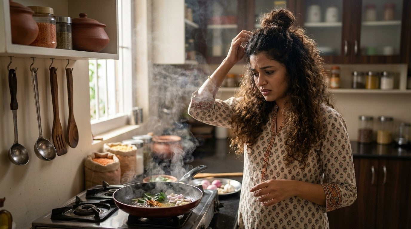 How to Cook in a Desi Kitchen Without Your Curls Smelling Like Masala