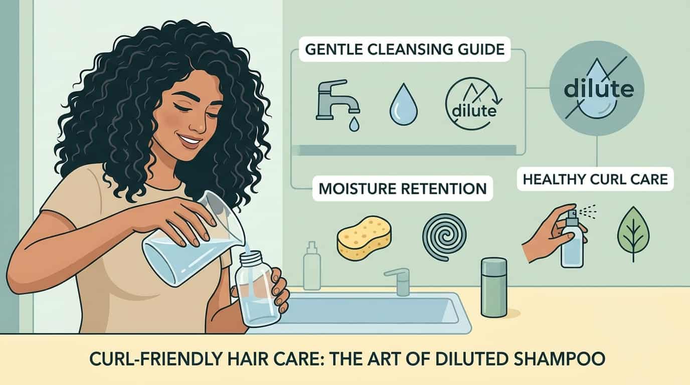 How to Dilute Your Shampoo to Make it Curly-Girl Friendly