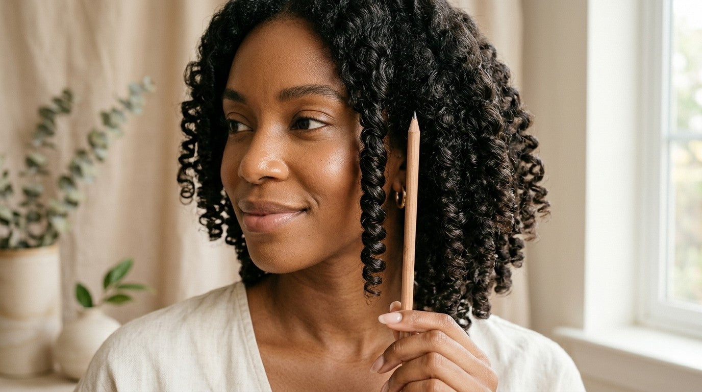 How to Get Perfect Ringlets Using Only a Pencil