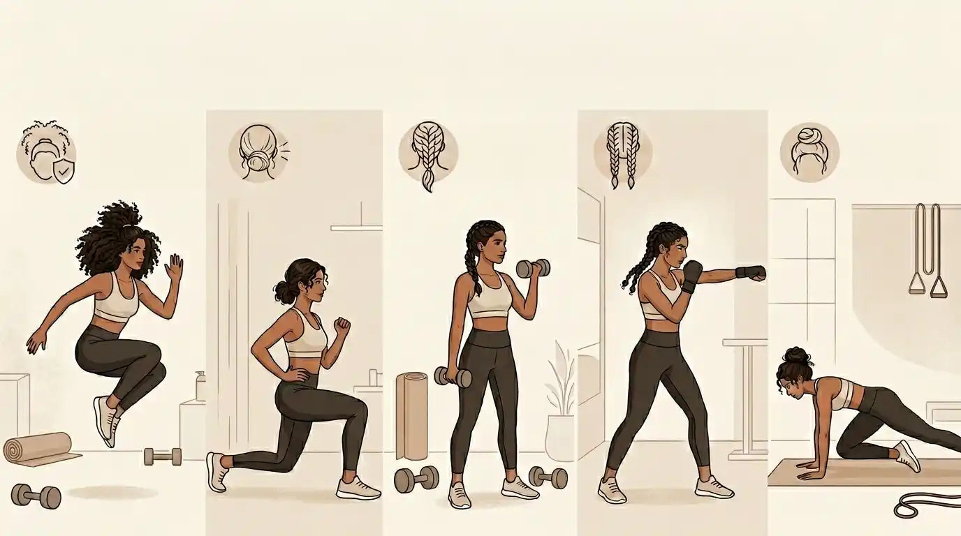 How to Gym Proof Your Curls The Best Hairstyles for HIIT