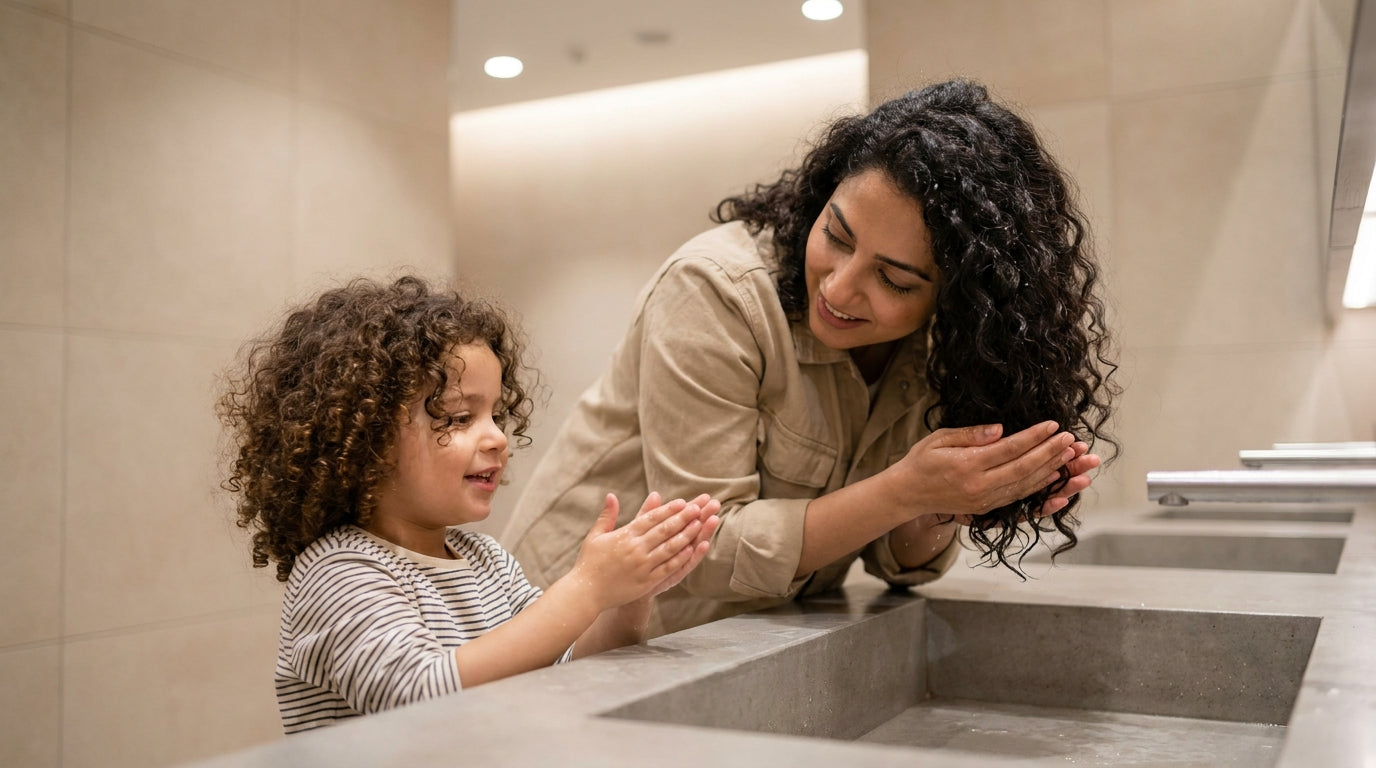 How to Refresh Curls in 2 Minutes in a Mall Washroom Tips