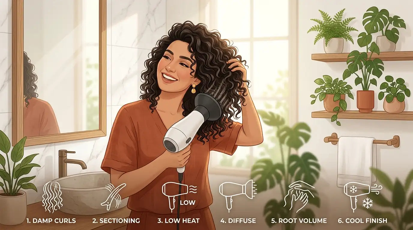 How to Use a Diffuser A Step-by-Step Guide for Bouncy Curls